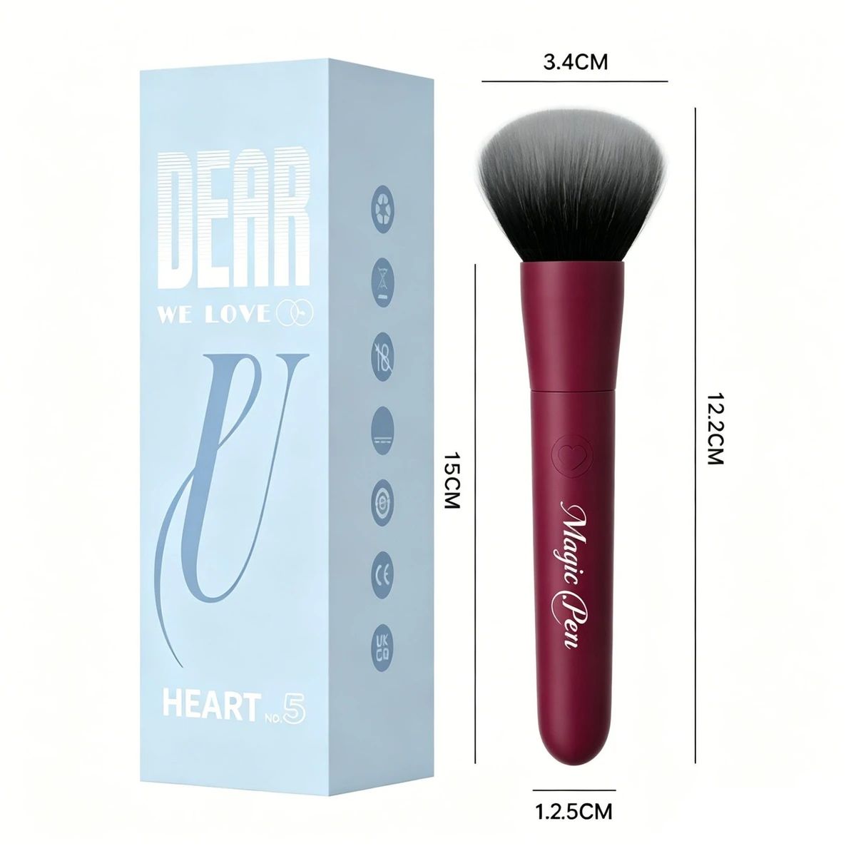 Loving Toys Vibrator Lilo Model Brush On Mainan Wanita Dewasa Alat Bantu Seks Wanita 10 Mode Getar
